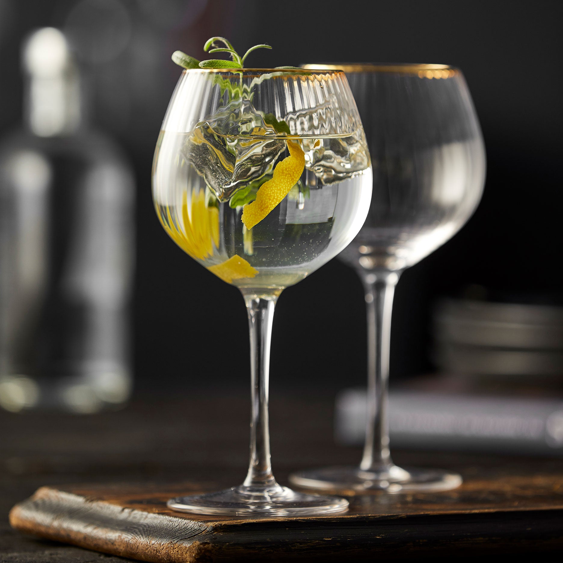 Palermo Gold gin & tonic glas 4 stk